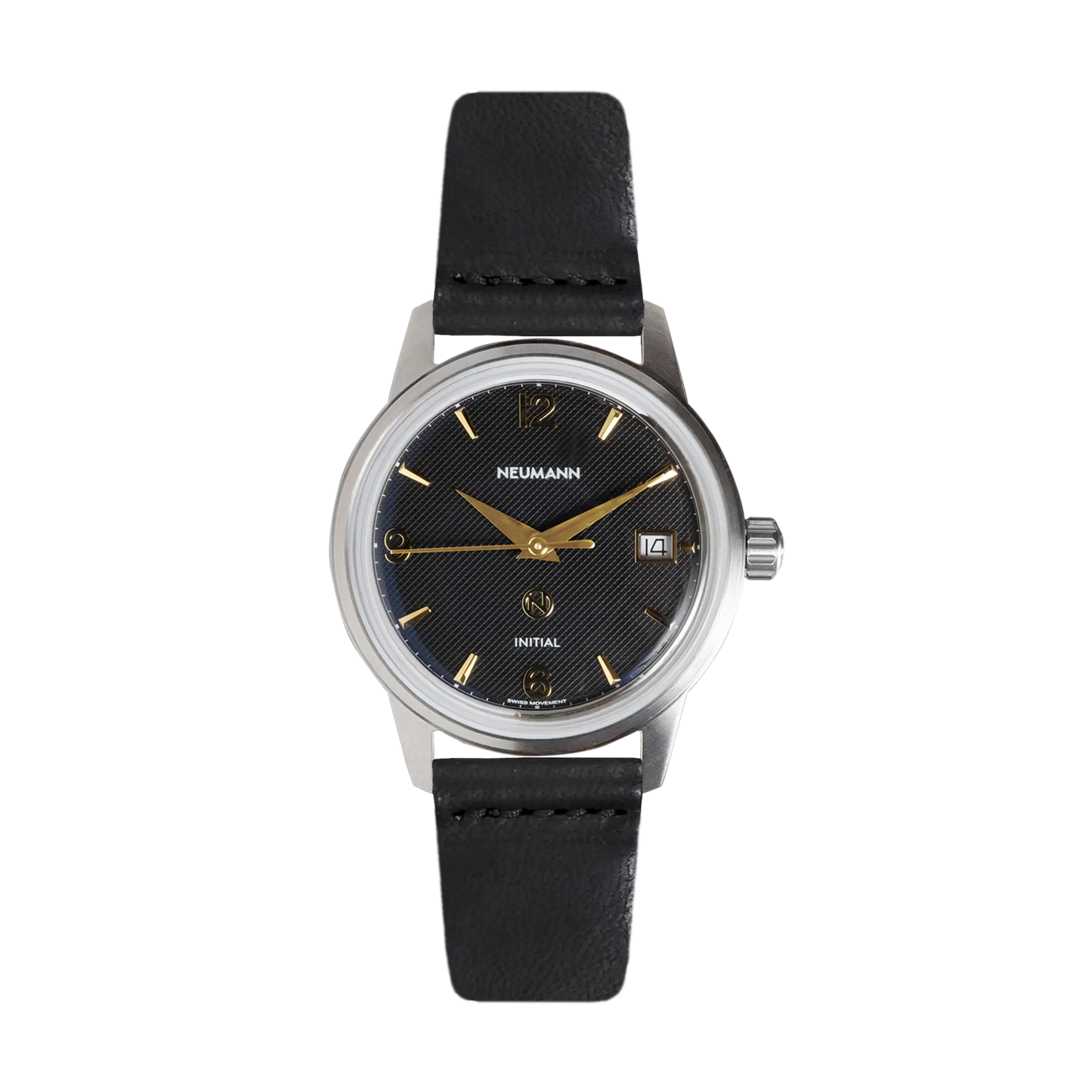 Initial No.1 Steel Black/Gold 36mm