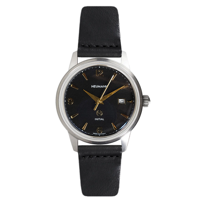 Initial No.1 Steel Black/Gold 40mm