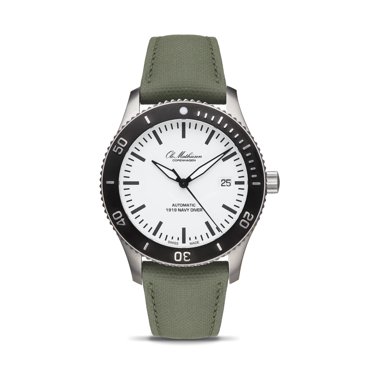 Navy Diver White