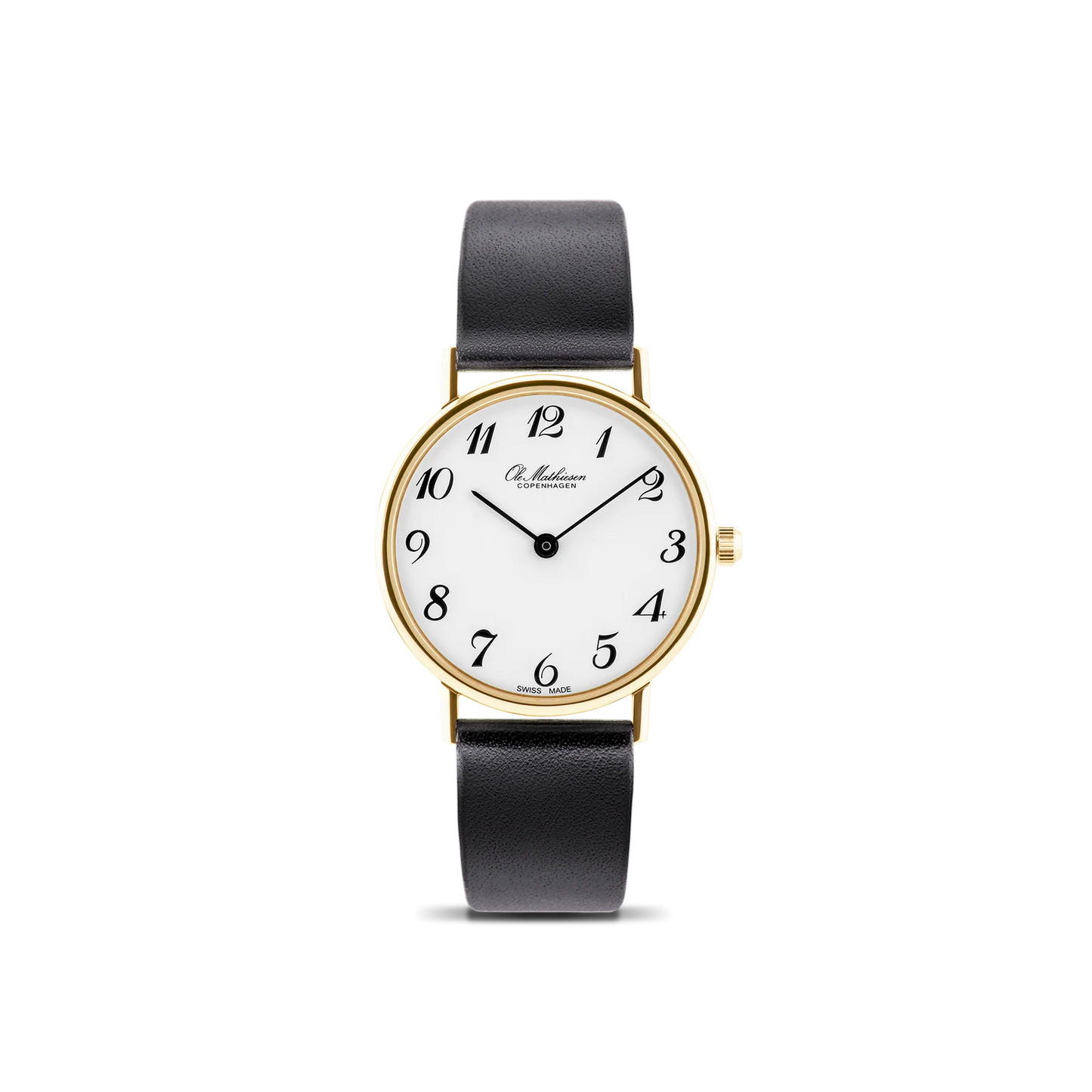 Classic Gold White Arabic 28mm