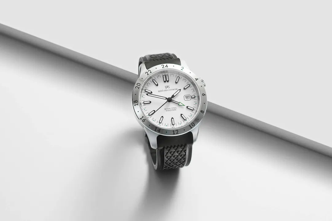 Royal Steel Worldtimer White 41mm