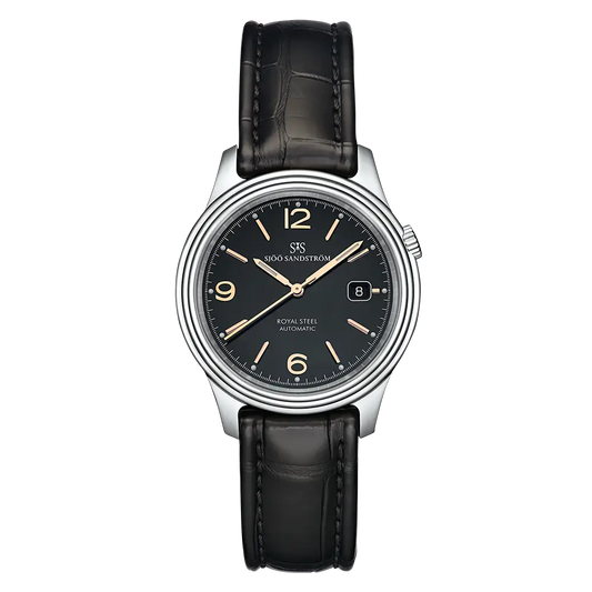 Royal Steel Classic Black Rose Gold 41mm