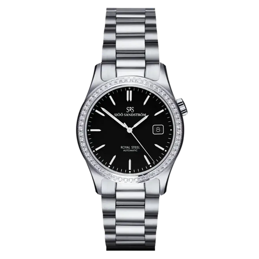 Royal Steel Classic Black Diamond 36mm