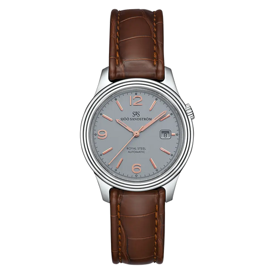 Royal Steel Classic Grey Rose Gold 41mm