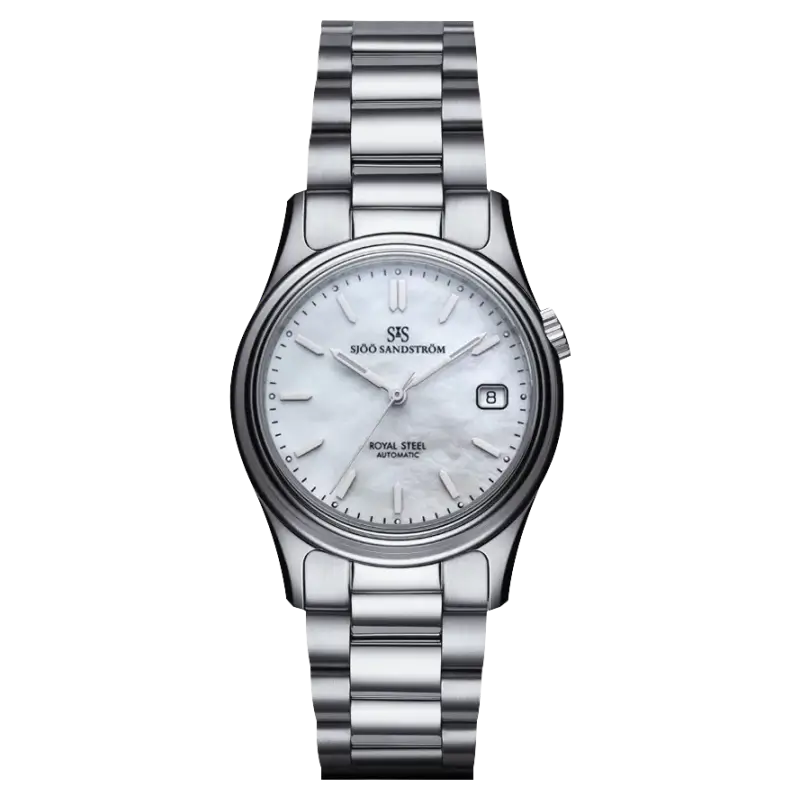 Royal Steel Classic Mother of Pearl White 36mm