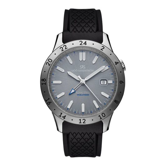 Royal Steel Worldtimer Grey 41mm