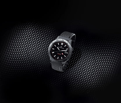 Royal Steel Worldtimer DLC Black 41mm