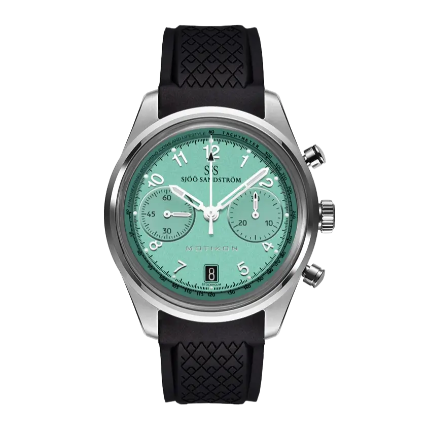 Royal Steel Chronograph MOTIKON Edition / Turquoise