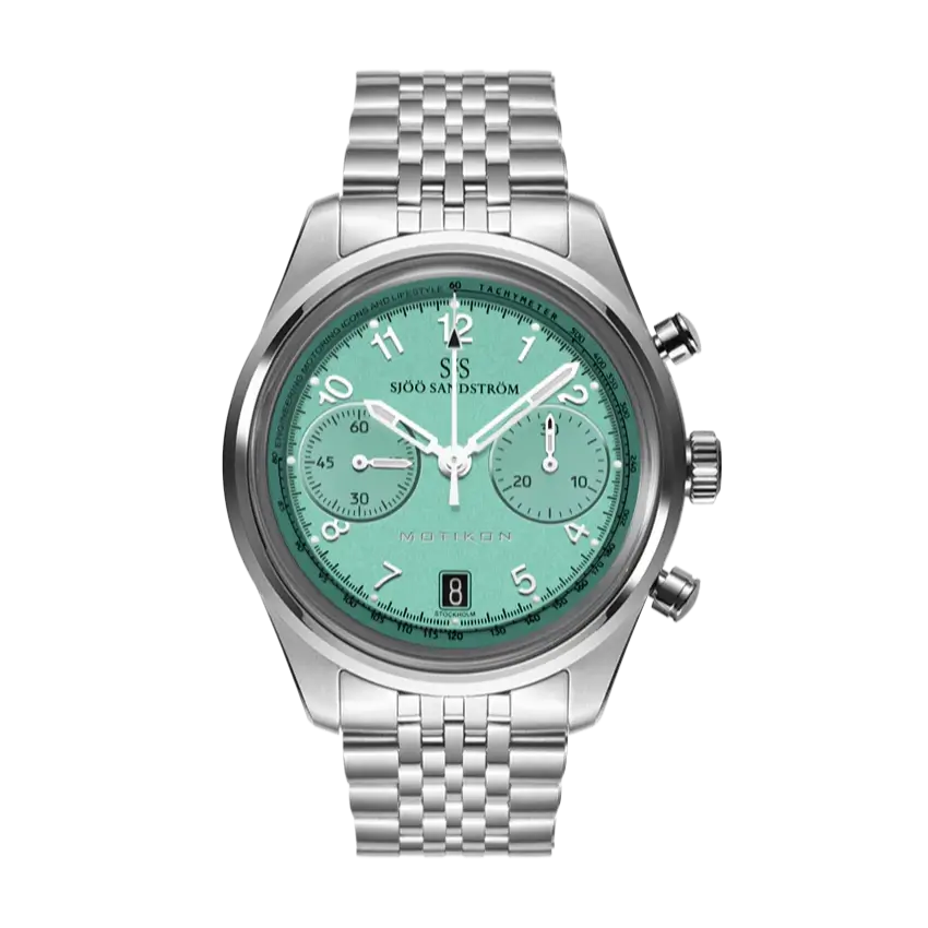 Royal Steel Chronograph MOTIKON Edition / Turquoise