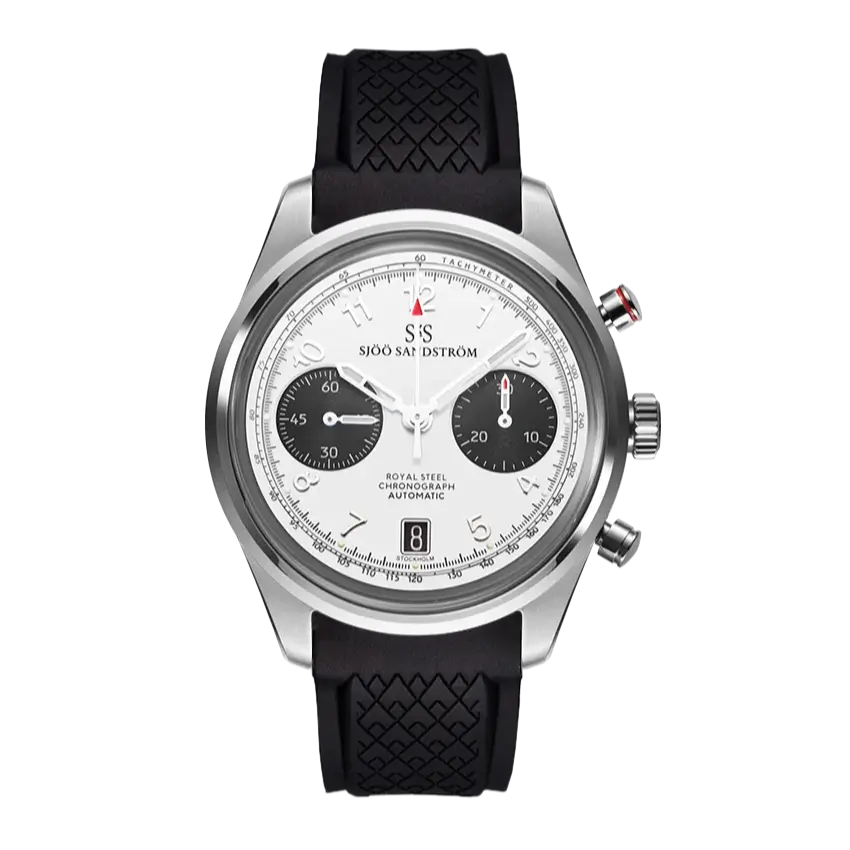 Royal Steel Chronograph White 40mm