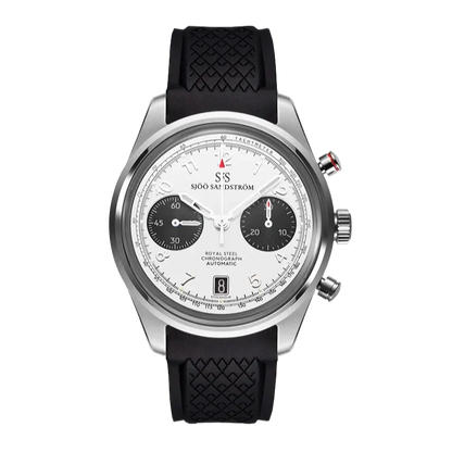 Royal Steel Chronograph White 40mm